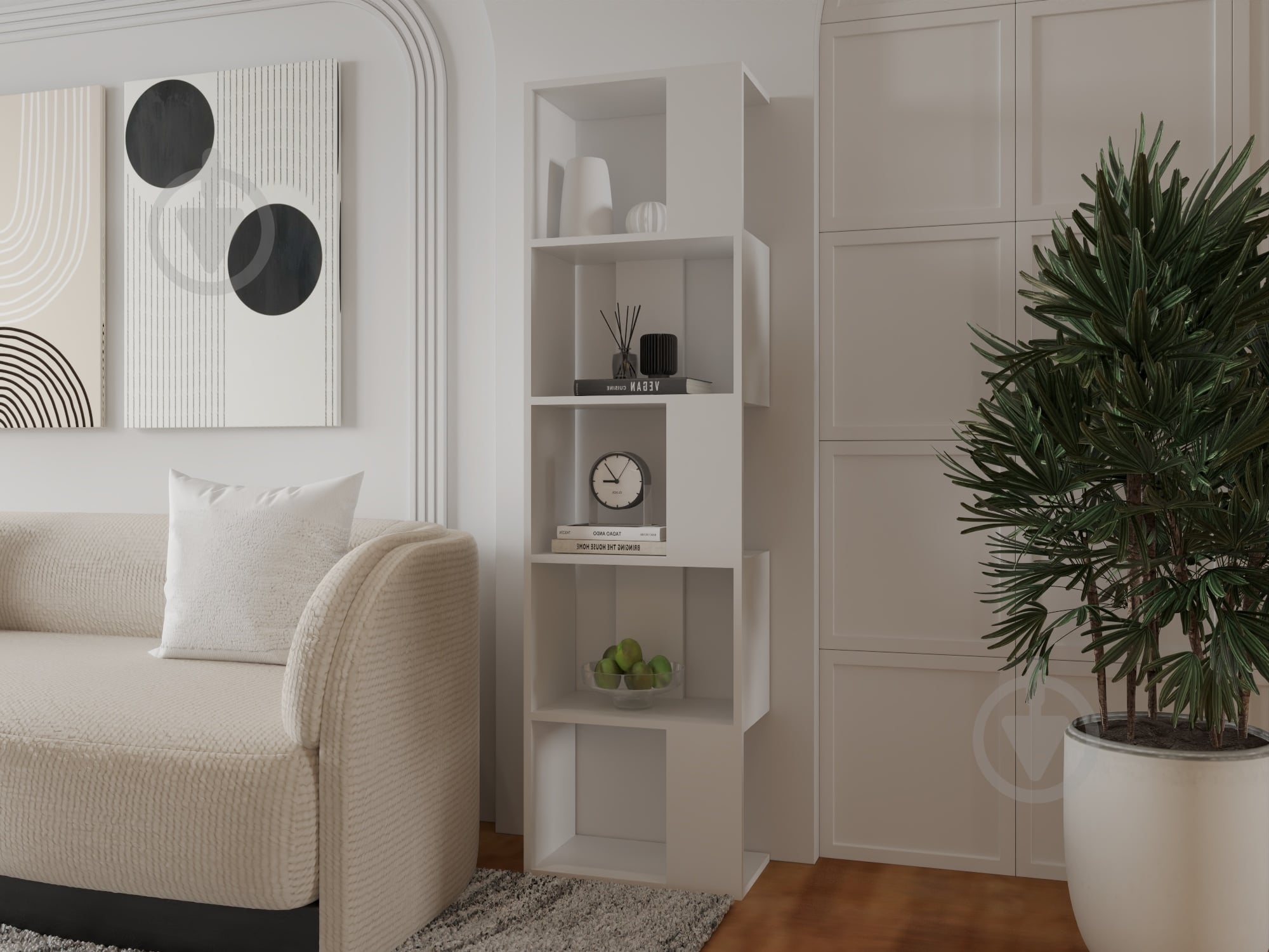Стелаж ViANT S-06 UNO 1600х450х250 мм білий - фото 1