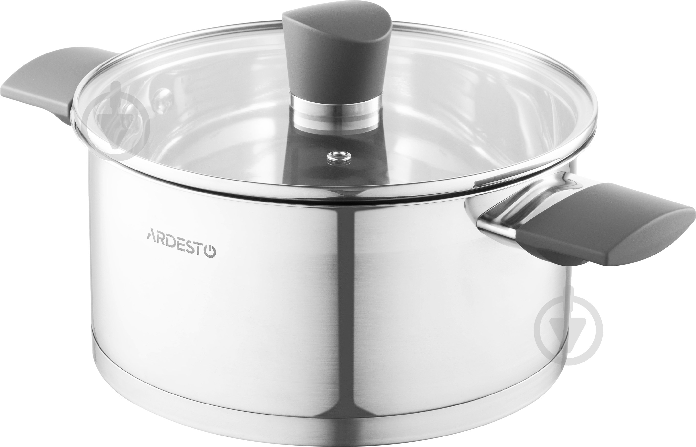 Кастрюля Ardesto Gemini Trento 3 л нержавеющая сталь AR3630G - фото 1