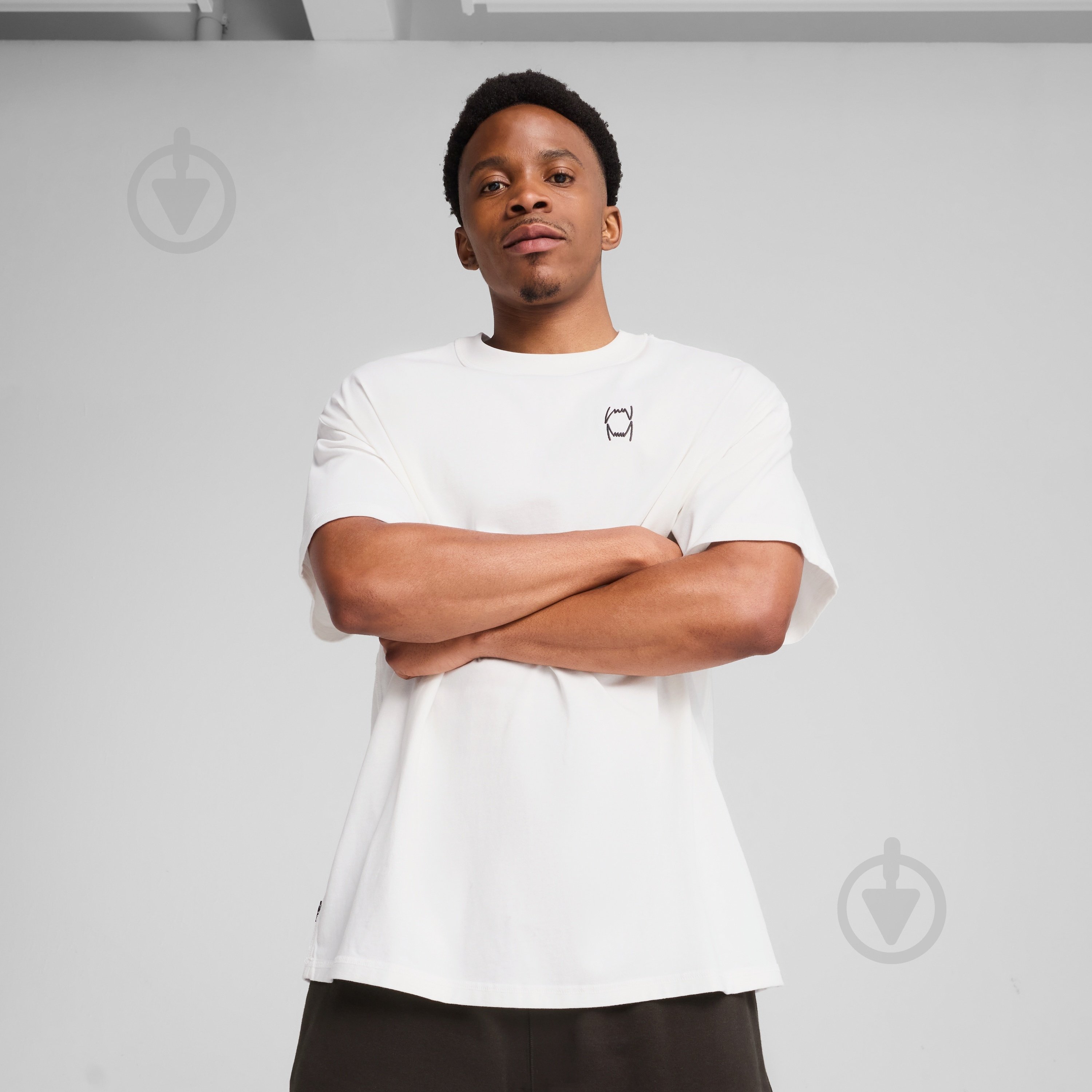 Футболка Puma Pivot Unisex Tee 3.0 63051403 р.M белый - фото 3