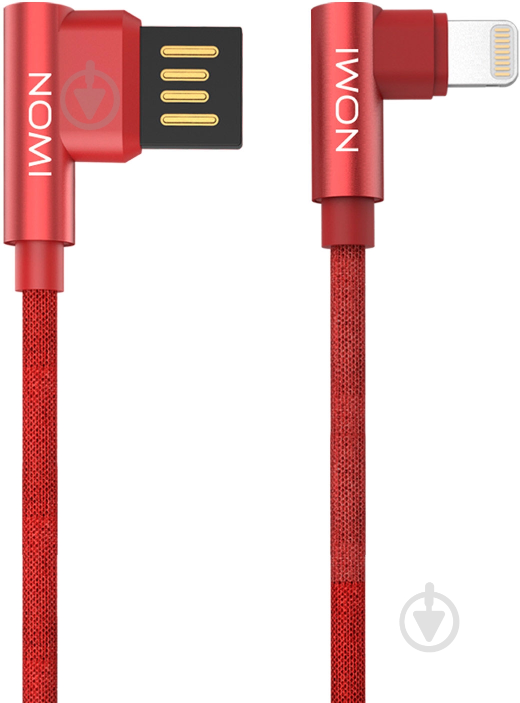 Кабель Nomi Lightning – USB 1 м красный DCPQ 10i - фото 1