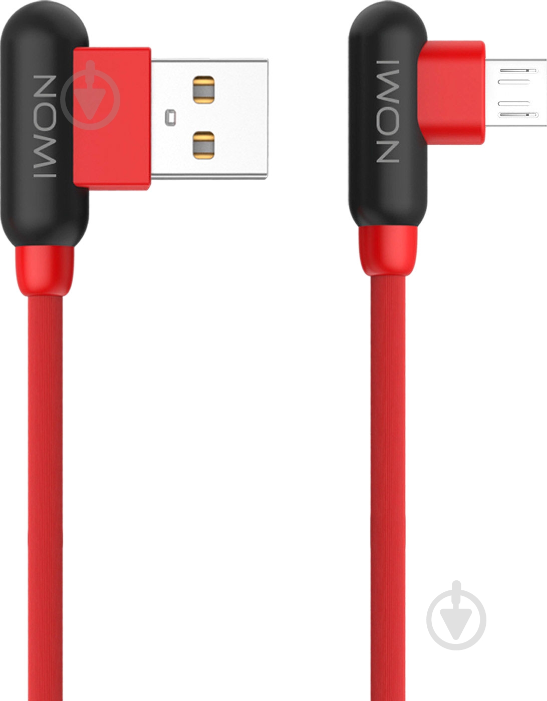 Кабель Nomi USB – microUSB 1 м красный DCAQ 10m - фото 1 Кабель Nomi USB – microUSB 1 м красный DCAQ 10m - фото 1
