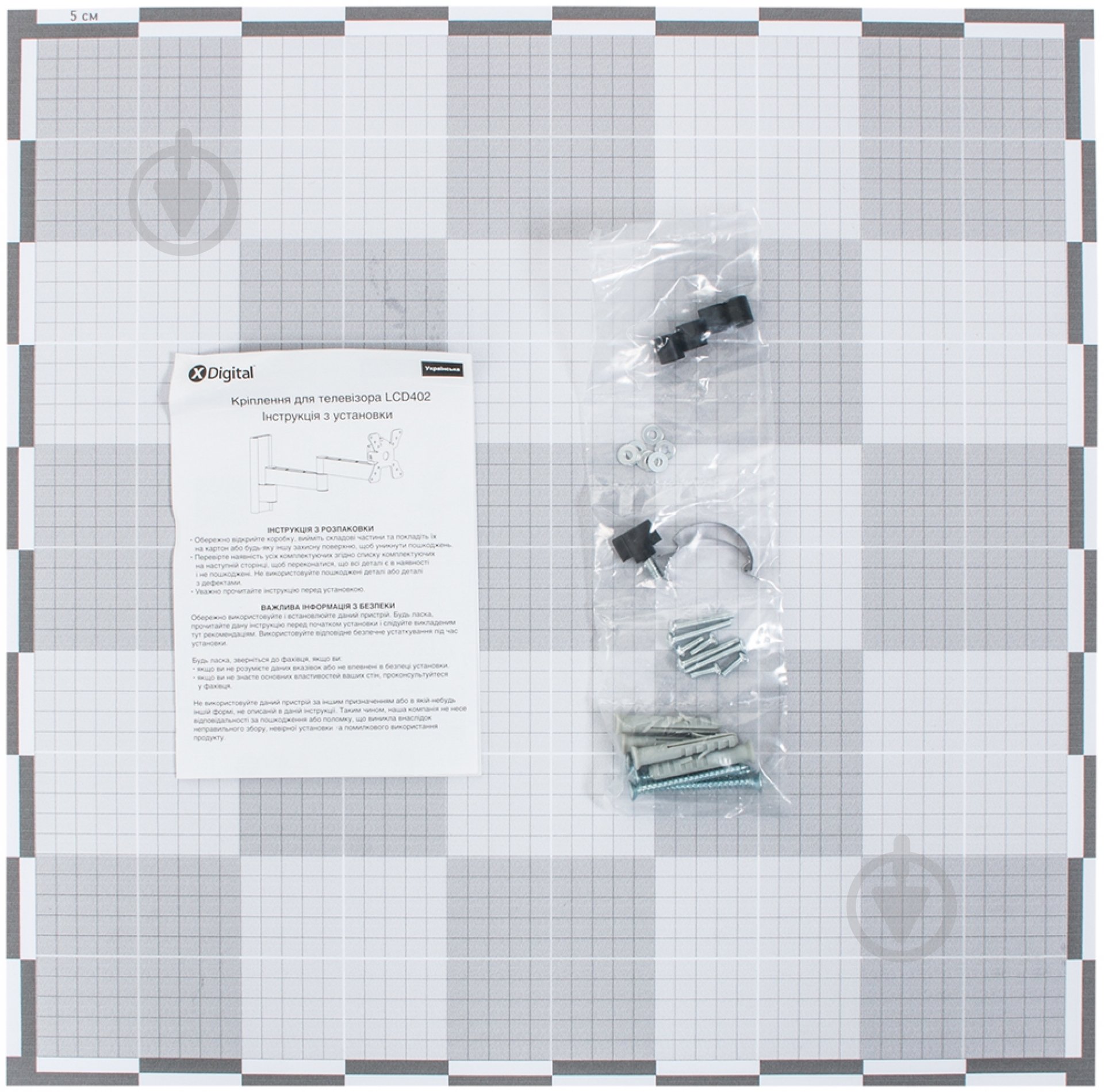 Крепление для телевизора X-Digital LCD402 поворотные 13"-26" серебряный - фото 3