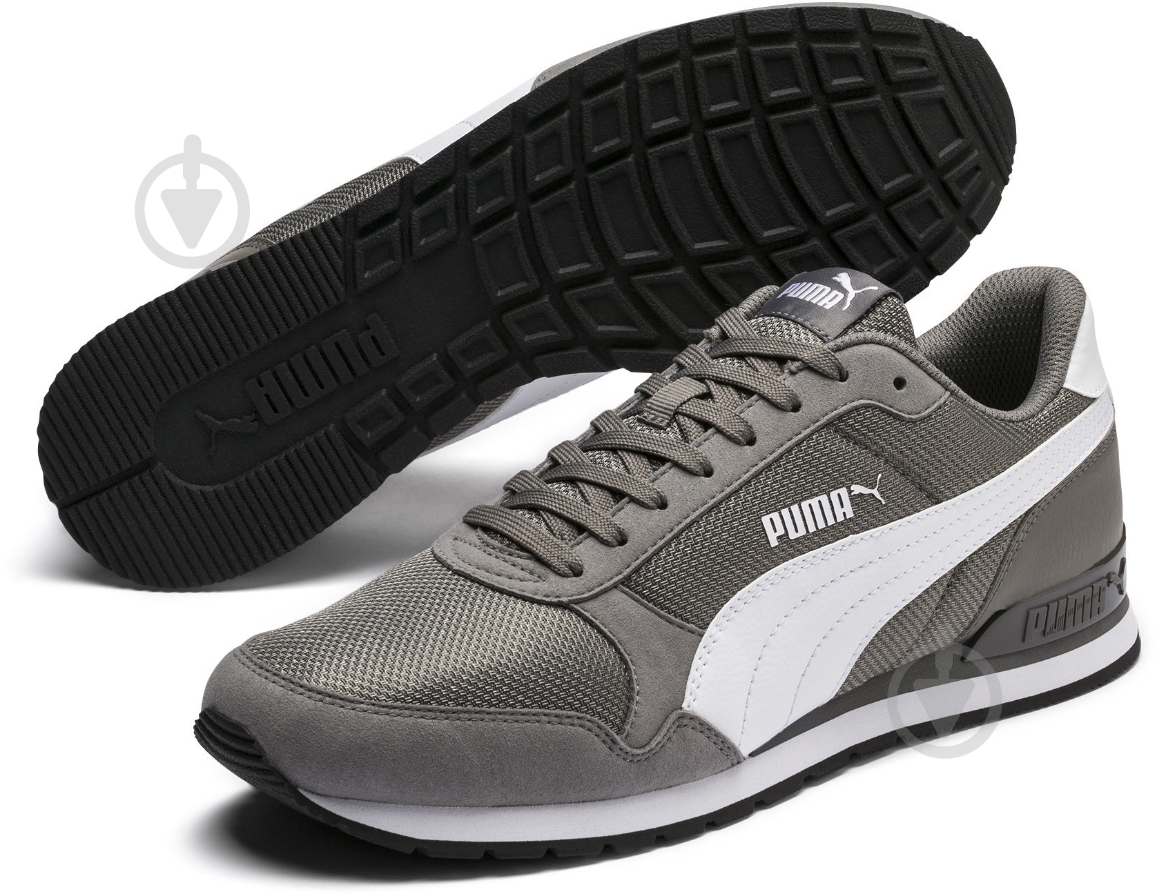 Кросівки чоловічі демісезонні Puma ST Runner v2 Mesh 36681106 р.41 сірі - фото 2