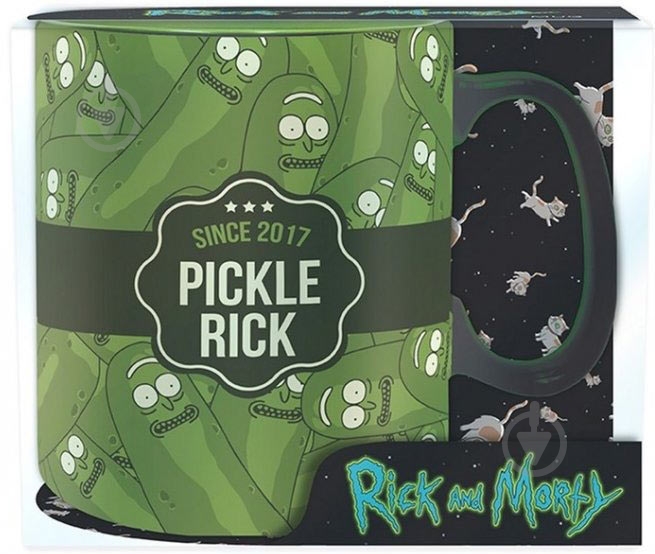 Чашка FSD ABYstyle Rick and Morty Pickle Rick (ABYMUG570) - фото 4 Чашка FSD ABYstyle Rick and Morty Pickle Rick (ABYMUG570) - фото 4