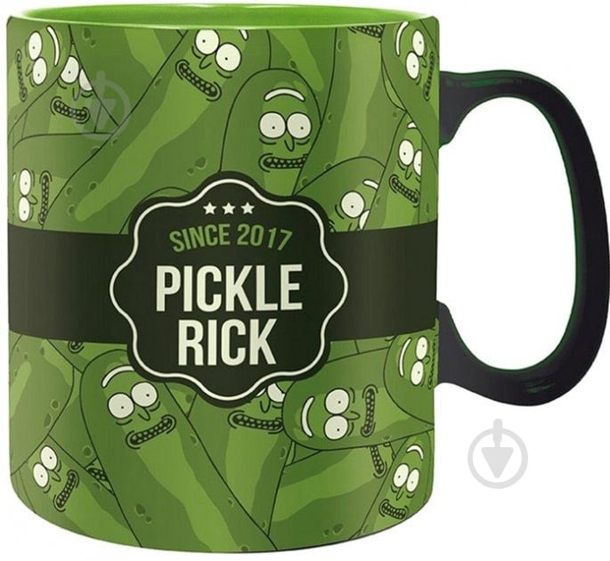 Чашка FSD ABYstyle Rick and Morty Pickle Rick (ABYMUG570) - фото 1 Чашка FSD ABYstyle Rick and Morty Pickle Rick (ABYMUG570) - фото 1