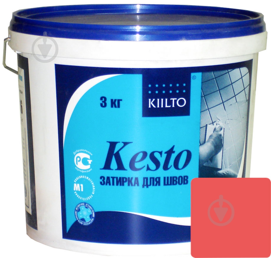 Фуга Kiilto Kesto 27 3 кг красный - фото 1