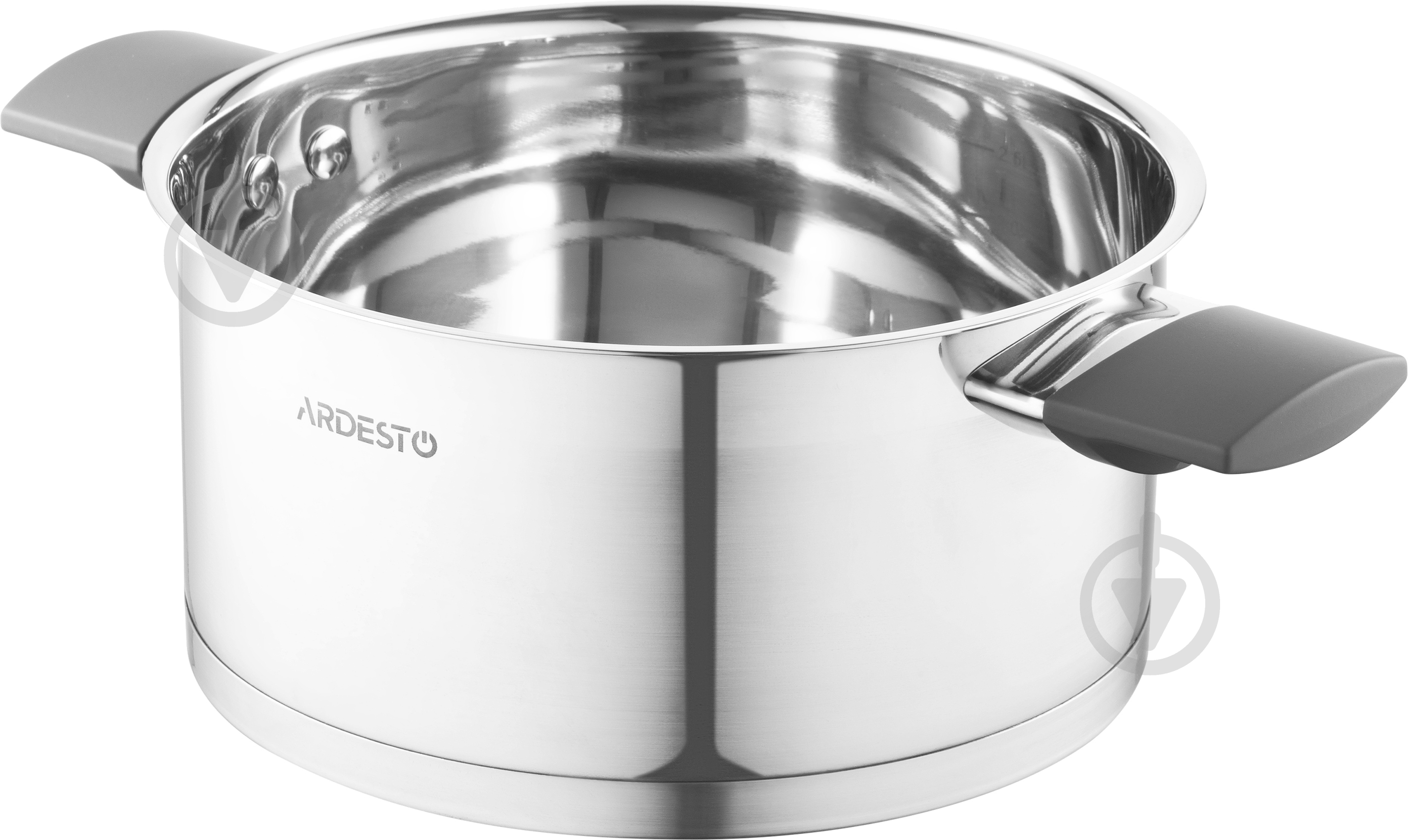 Кастрюля ARDESTO Gemini Trento 5,2 л нержавеющая сталь AR3652G - фото 2 Кастрюля ARDESTO Gemini Trento 5,2 л нержавеющая сталь AR3652G - фото 2