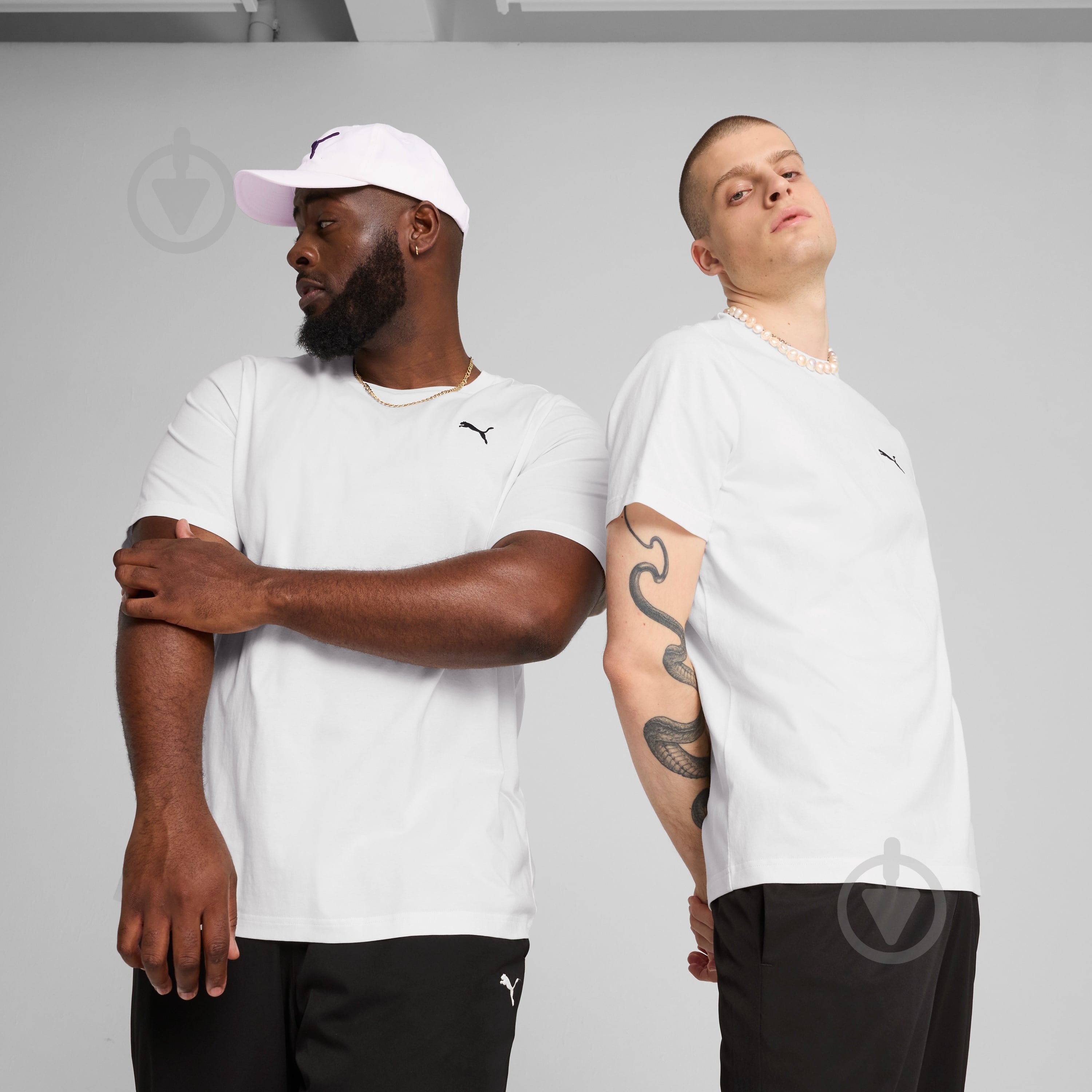Футболка Puma ESS Small Logo Tee 68253802 р.M белый - фото 3
