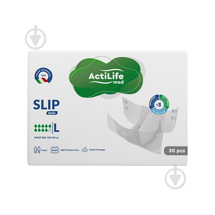 Підгузки ActiLife Med Basic L 30 шт. - фото 1