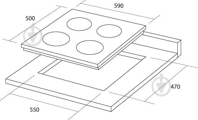 Варочная поверхность газовая Pyramida PFG 646 WH - фото 6