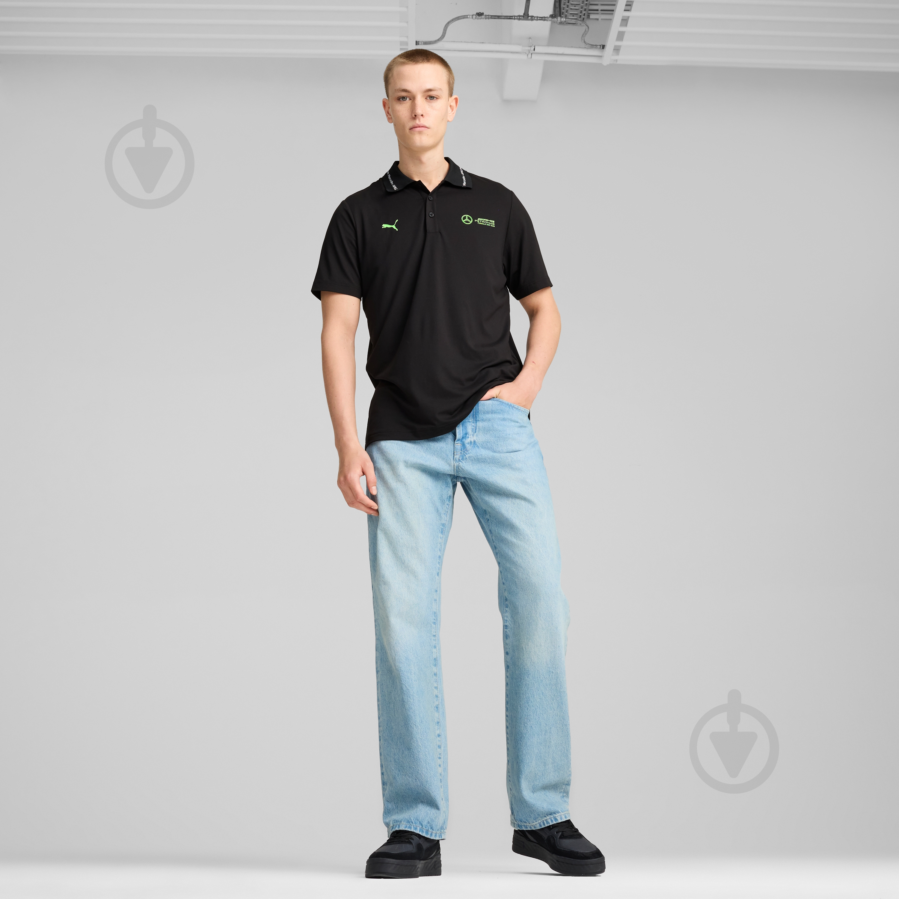 Кроссовки мужские демисезонные Puma MAPF1 CA PRO RIPPLE 30838301 р.42 черные - фото 8