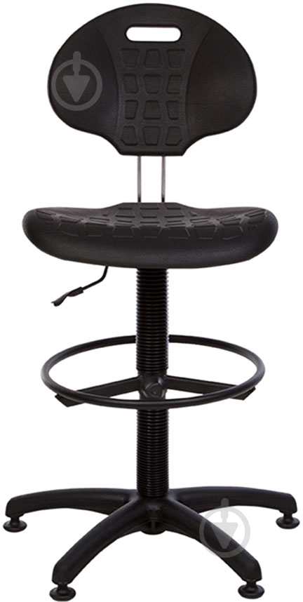 Крісло Nowy Styl Laborant GTS Ring Base Black Stopki чорний - фото 2