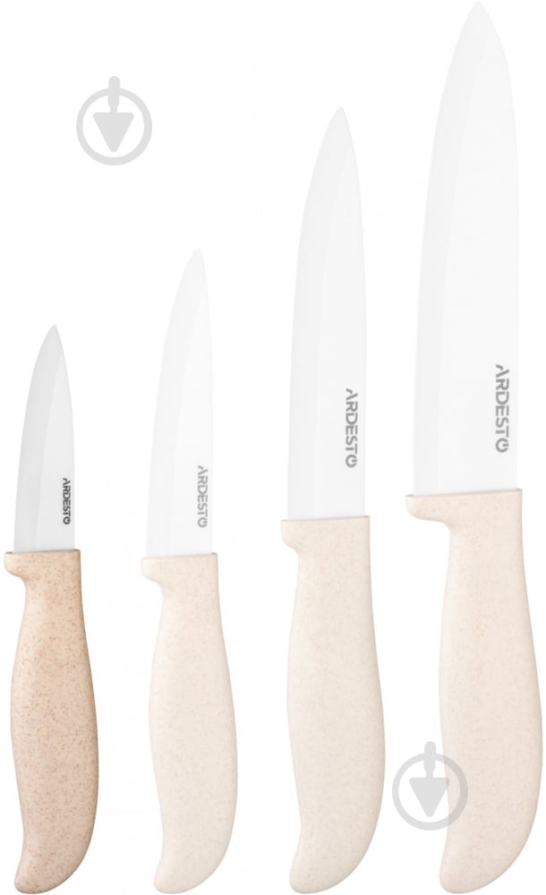 Нож керамический Ardesto для овощей Fresh 18.5 см бежевый AR2118CS - фото 3