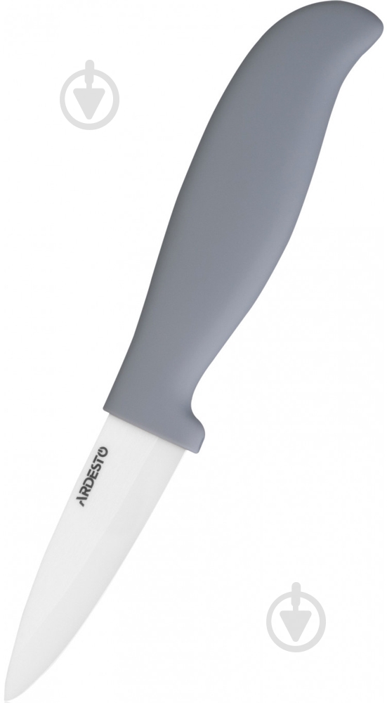 Нож керамический Ardesto для овощей Fresh 18.5 см серый AR2118CG - фото 2