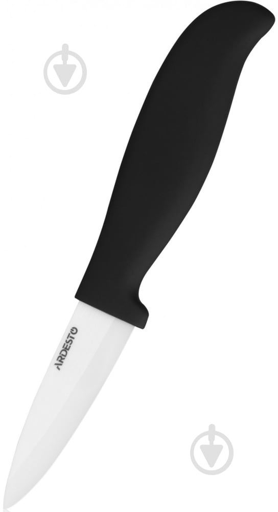 Нож керамический Ardesto для овощей Fresh 18.5 см черый AR2118CB - фото 1