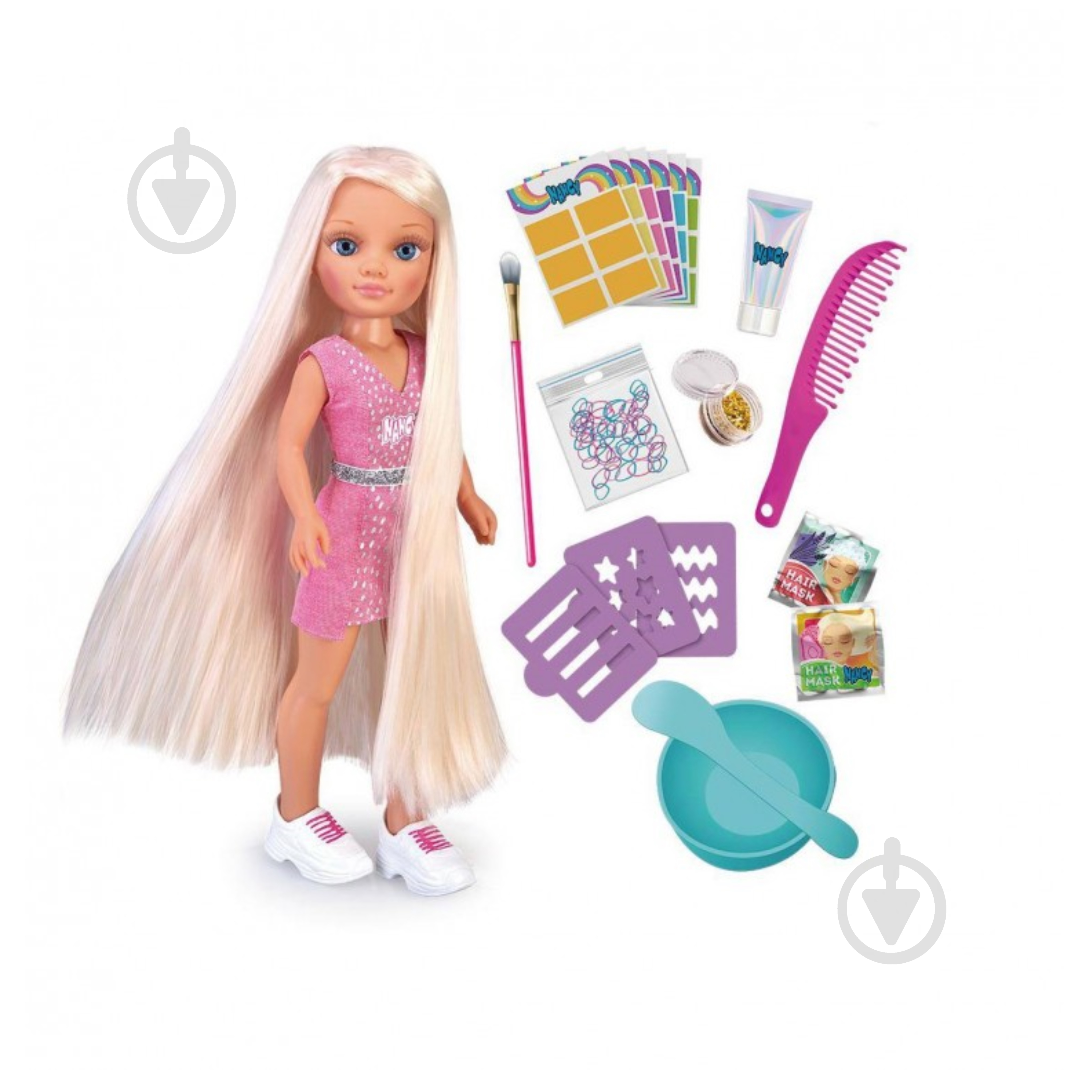 Nancyです ᐉ Кукла NANCY Нэнси с длинными волосами и набором для окрашивания
