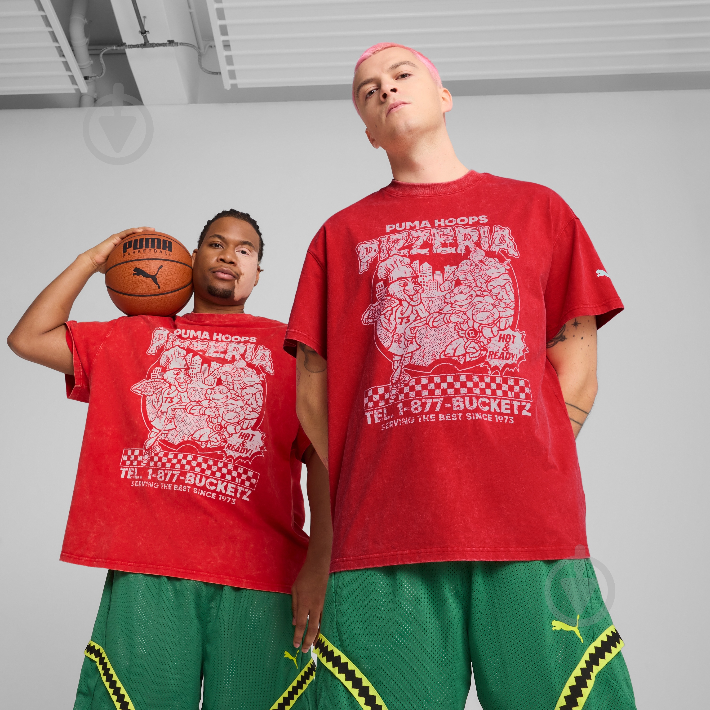 ᐉ Футболка Puma Hoops x TMNT Tee I 63092801 р.M різнокольоровий