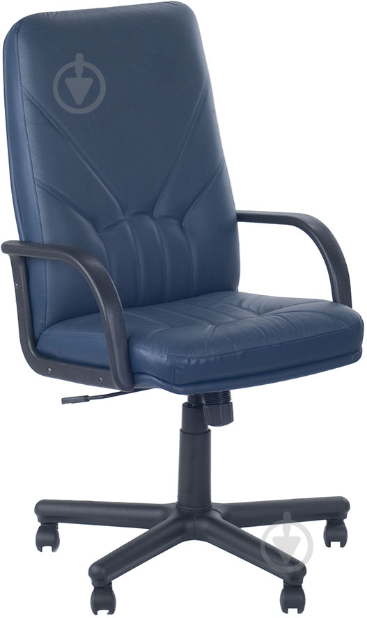 Кресло Nowy Styl Manager Eco-22 синий - фото 1