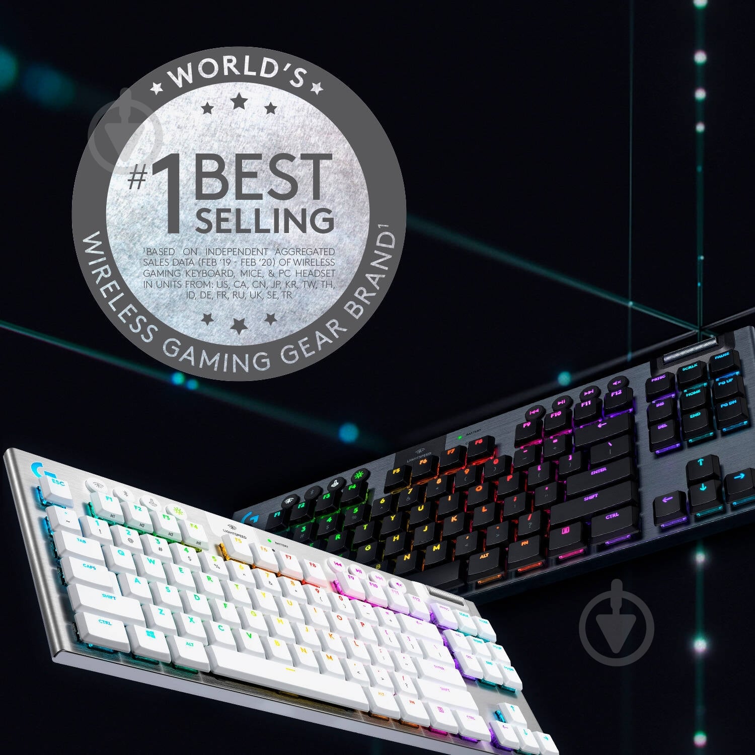 Клавиатура Logitech G915 Gaming TKL Tenkeyless (920-009536) black - фото 3