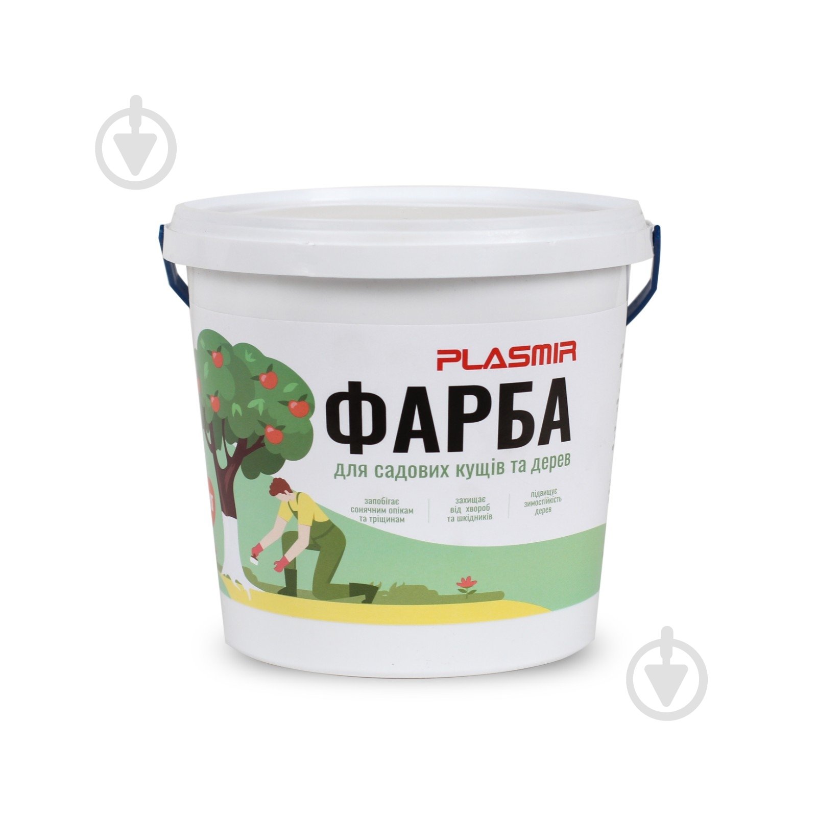 Краска садовая Plasmir для деревьев и кустов 1,4 кг - фото 1 Краска садовая Plasmir для деревьев и кустов 1,4 кг - фото 1