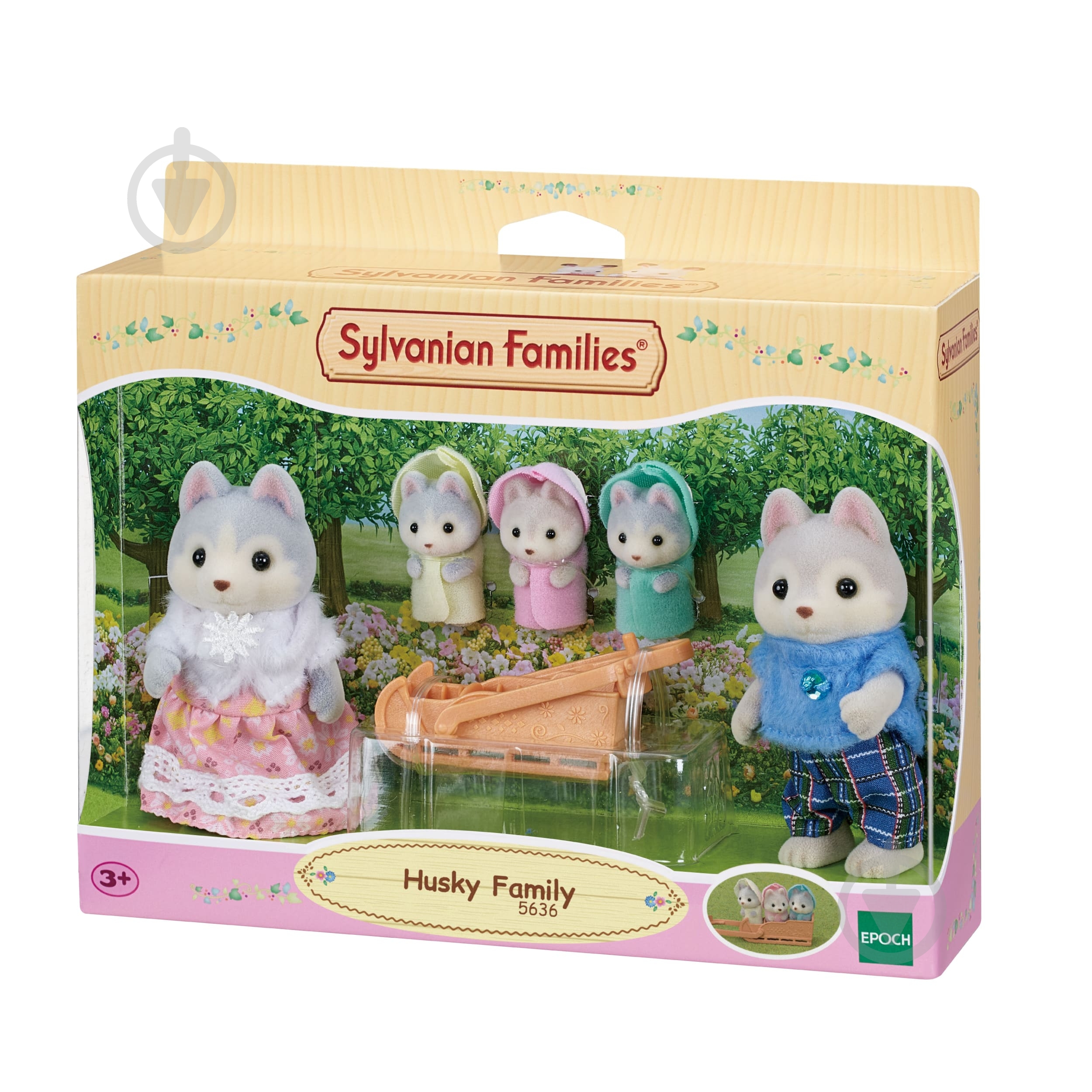 Фігурка колекційна Sylvanian Families Семья Хаски 5636 - фото 1