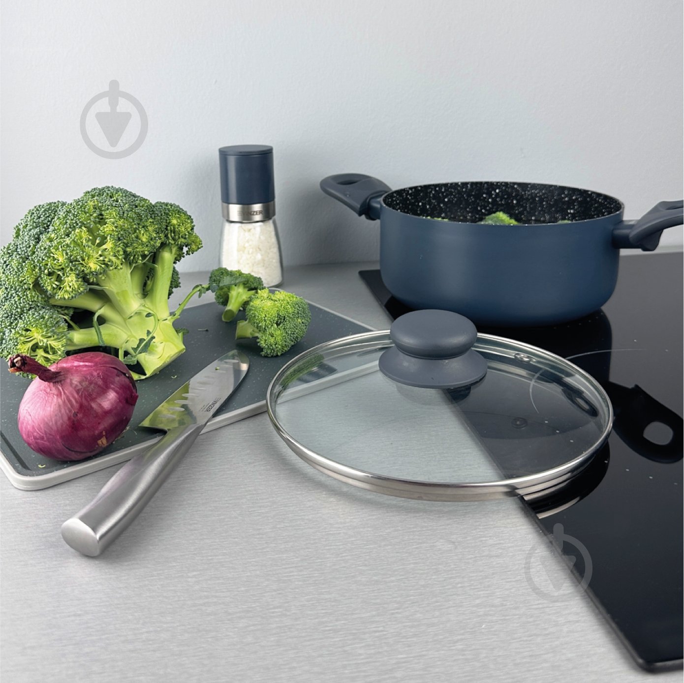 Кастрюля с крышкой Vinzer Stone Induction Line 2,5 л 50445 - фото 7