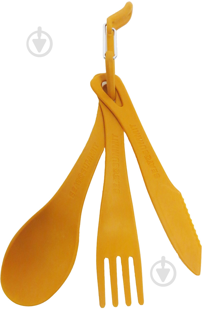 Набор столовых приборов Sea To Summit ø150 мм Delta Cutlery Set Orange - фото 1