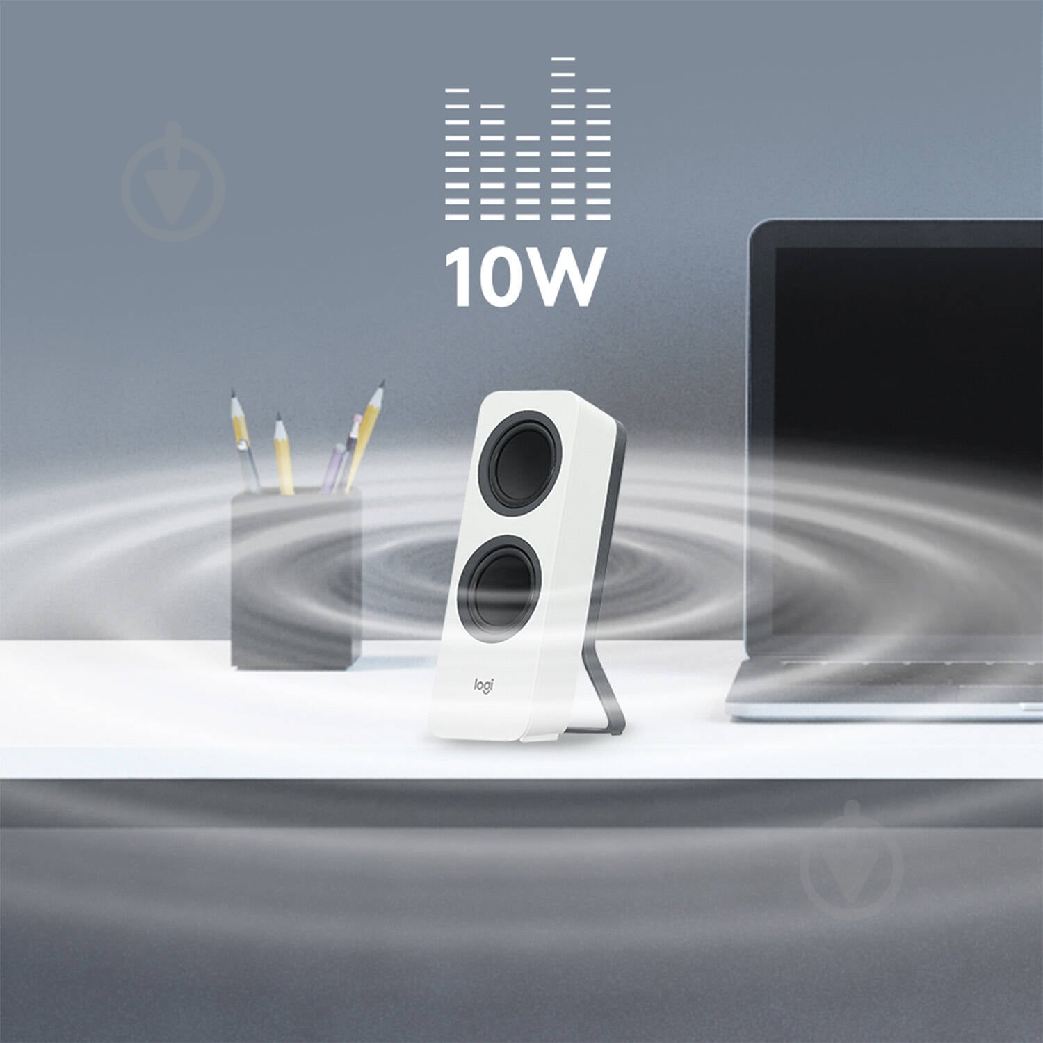 Акустическая система Logitech Bluetooth Computer Speakers Z207 2.0 white - фото 2