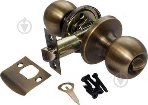 Кнобсет (ручка-защелка) Apecs 6072-03-ав WC бронза - фото 1 Кнобсет (ручка-защелка) Apecs 6072-03-ав WC бронза - фото 1