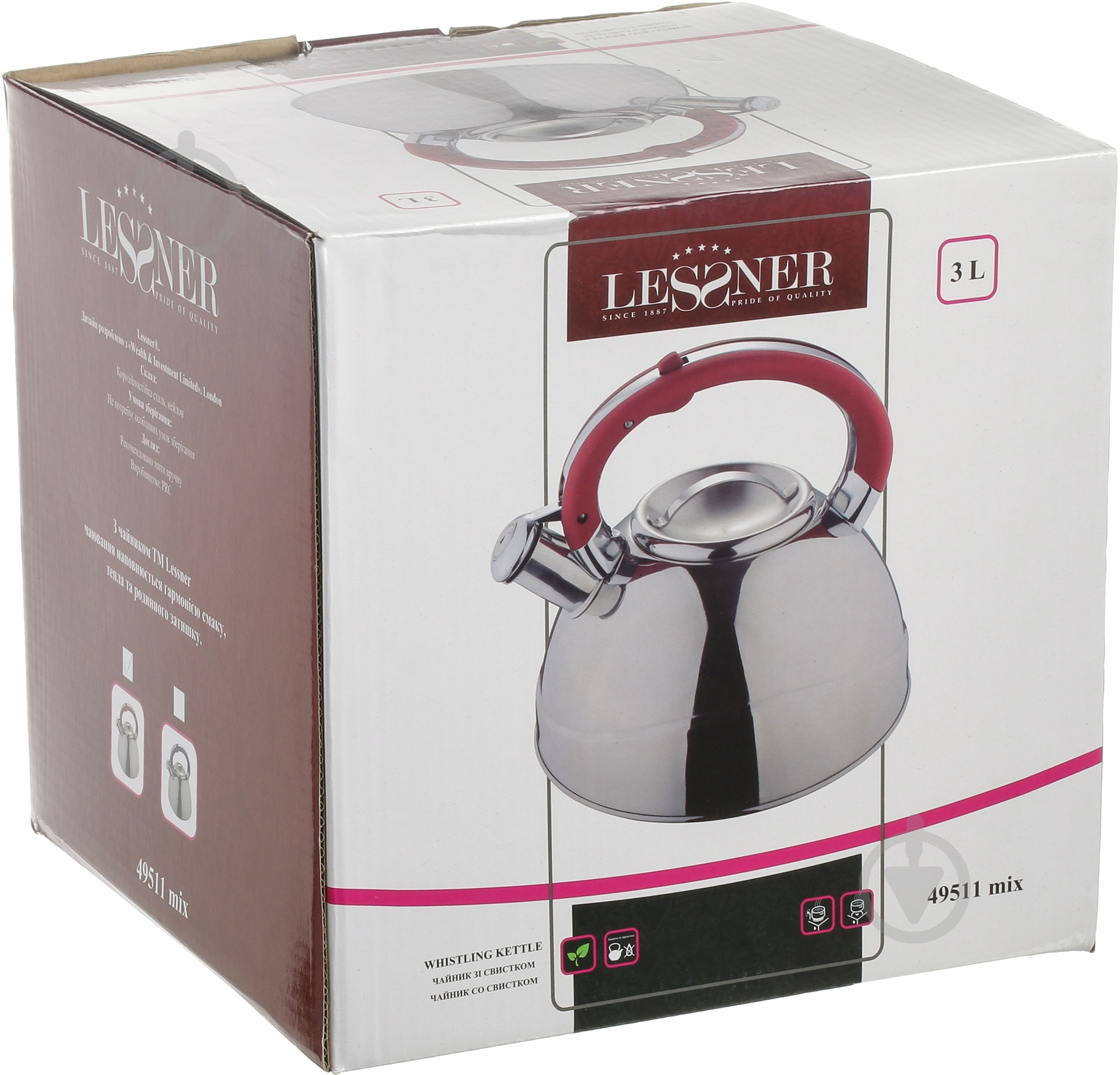 Чайник Lessner 3 л 49511 mix - фото 3