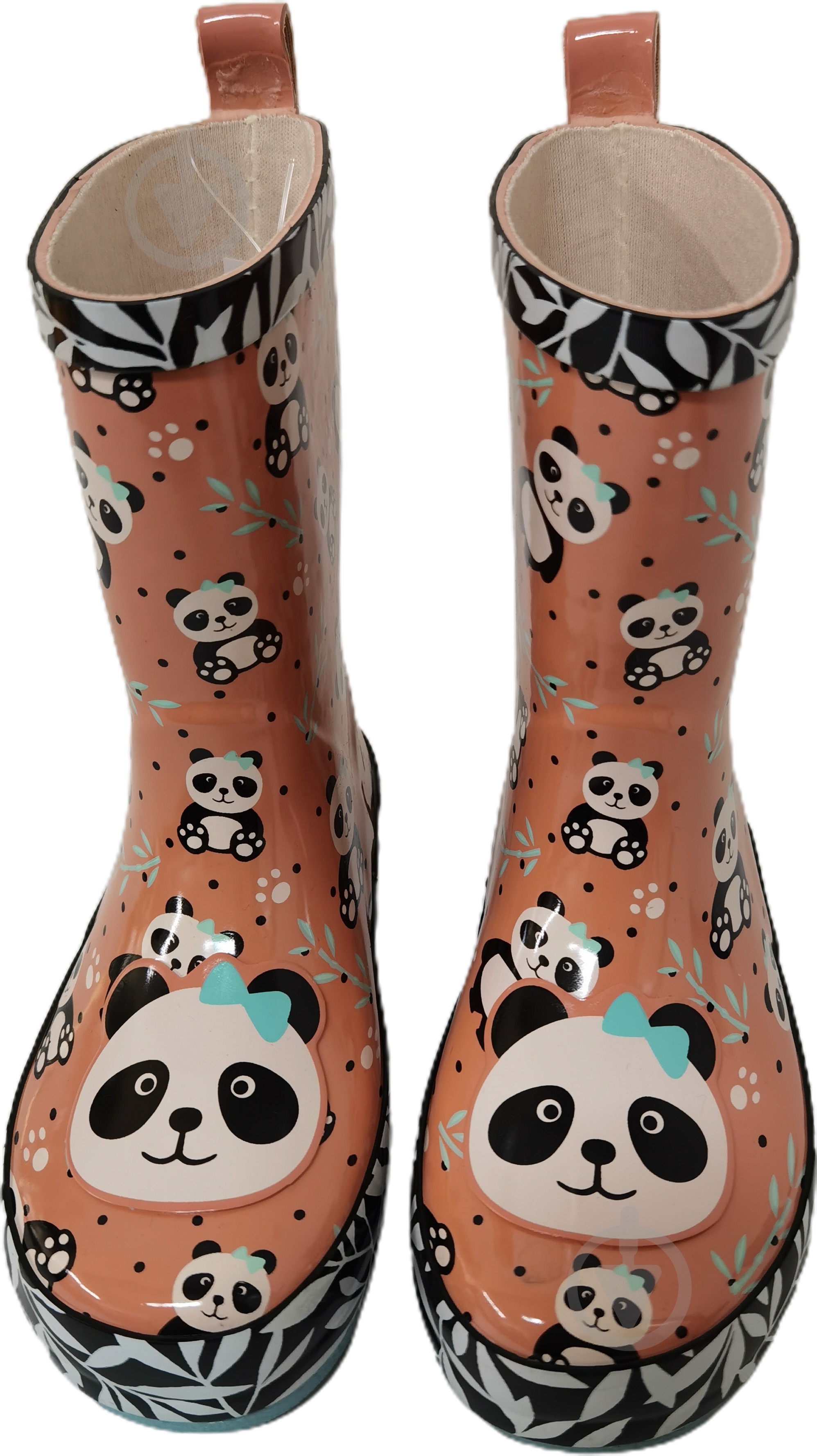 Сапоги резиновые для девочек YuMin Панда размер 29 оранжевый - фото 5 Сапоги резиновые для девочек YuMin Панда размер 29 оранжевый - фото 5