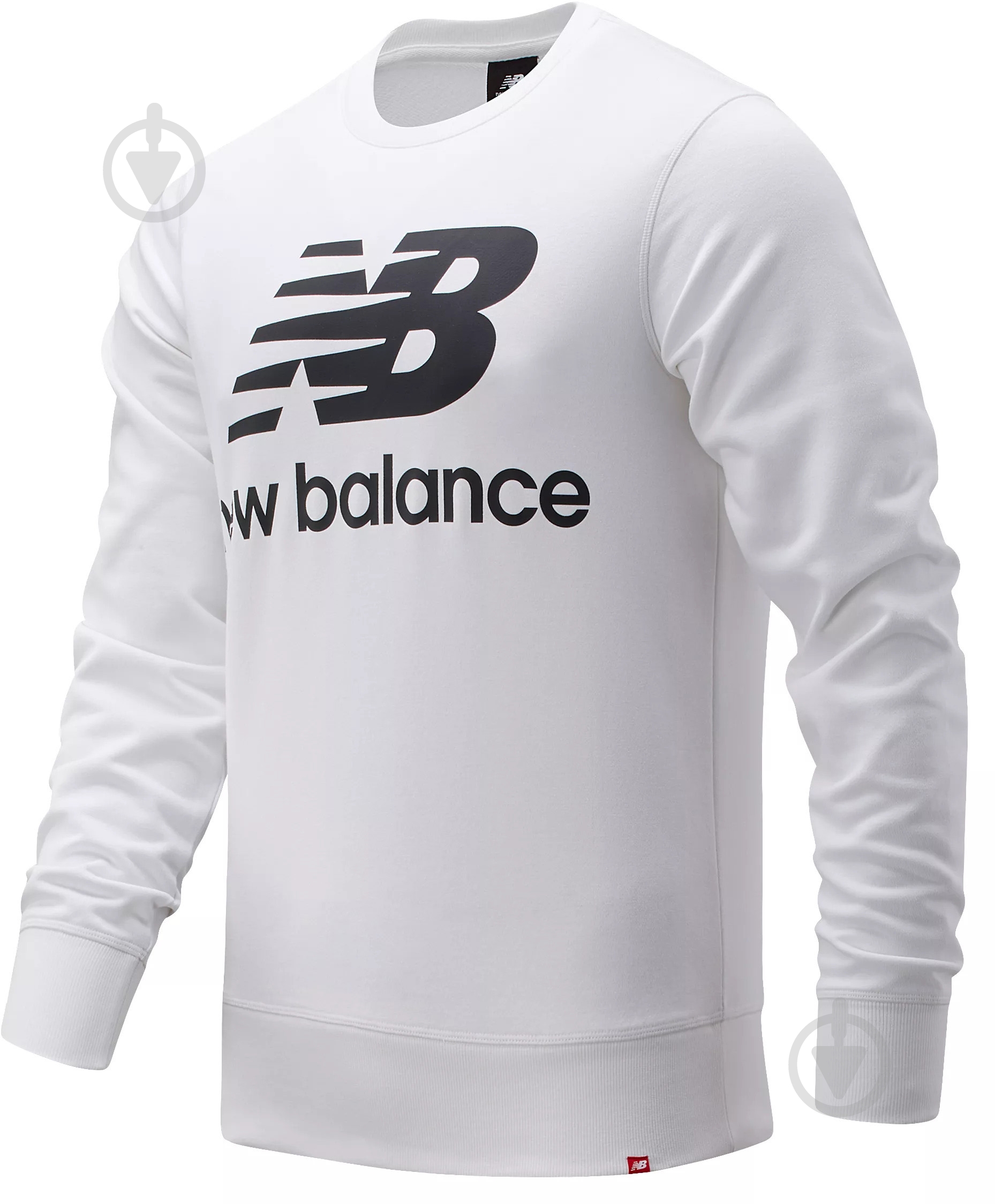 Свитшот New Balance MT03560WT р. XL белый - фото 1