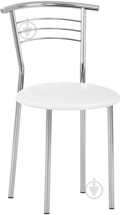 Стул обеденный Nowy Styl Marco Chrome (Box-4) V-1 хром/белый - фото 1 Стул обеденный Nowy Styl Marco Chrome (Box-4) V-1 хром/белый - фото 1