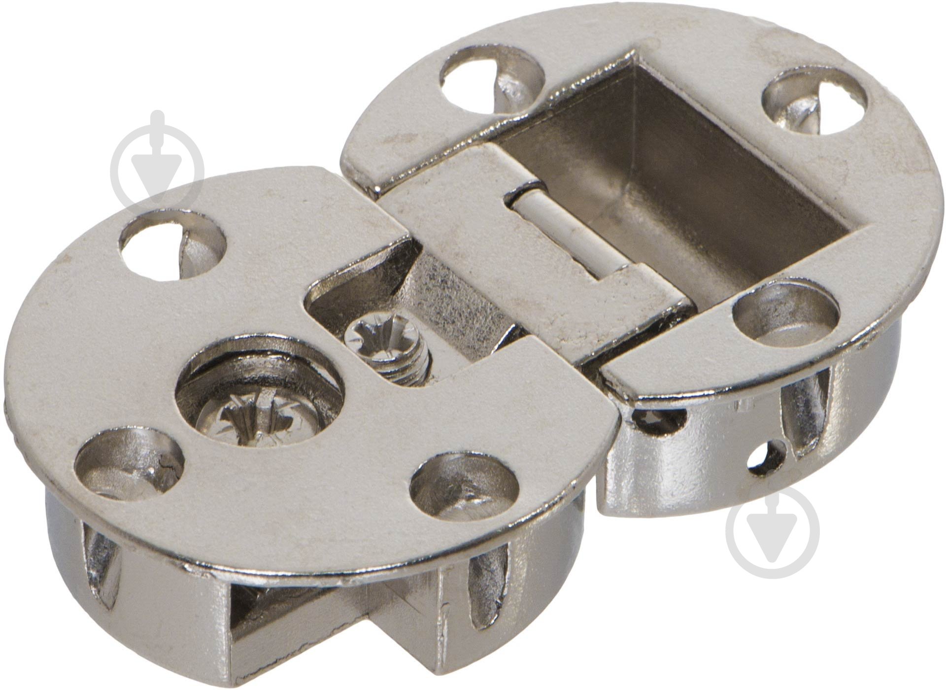 Петля барная DC 180° с регулировкой никель - фото 1