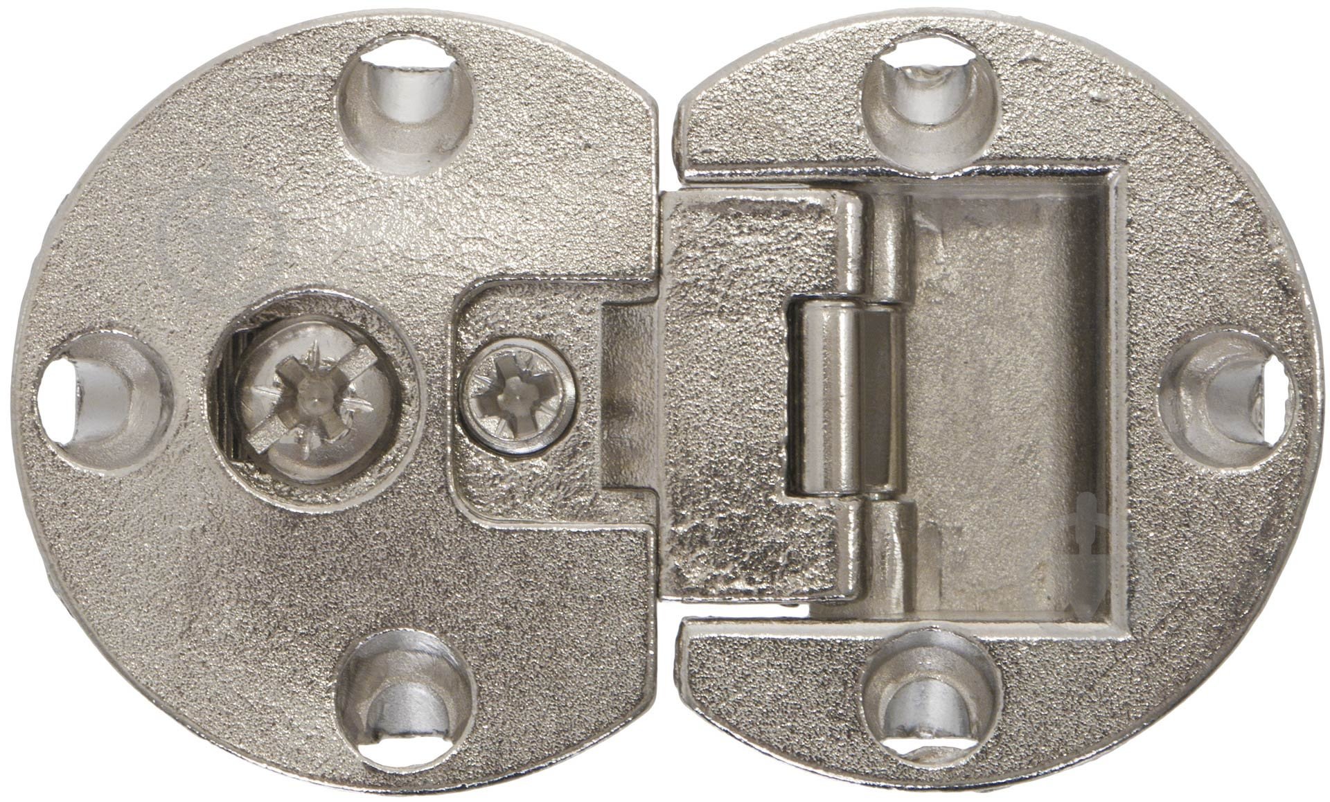 Петля барная DC 180° с регулировкой никель - фото 2