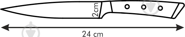 Ніж для нарізання Tescoma AZZA 13 см 884505 - фото 2