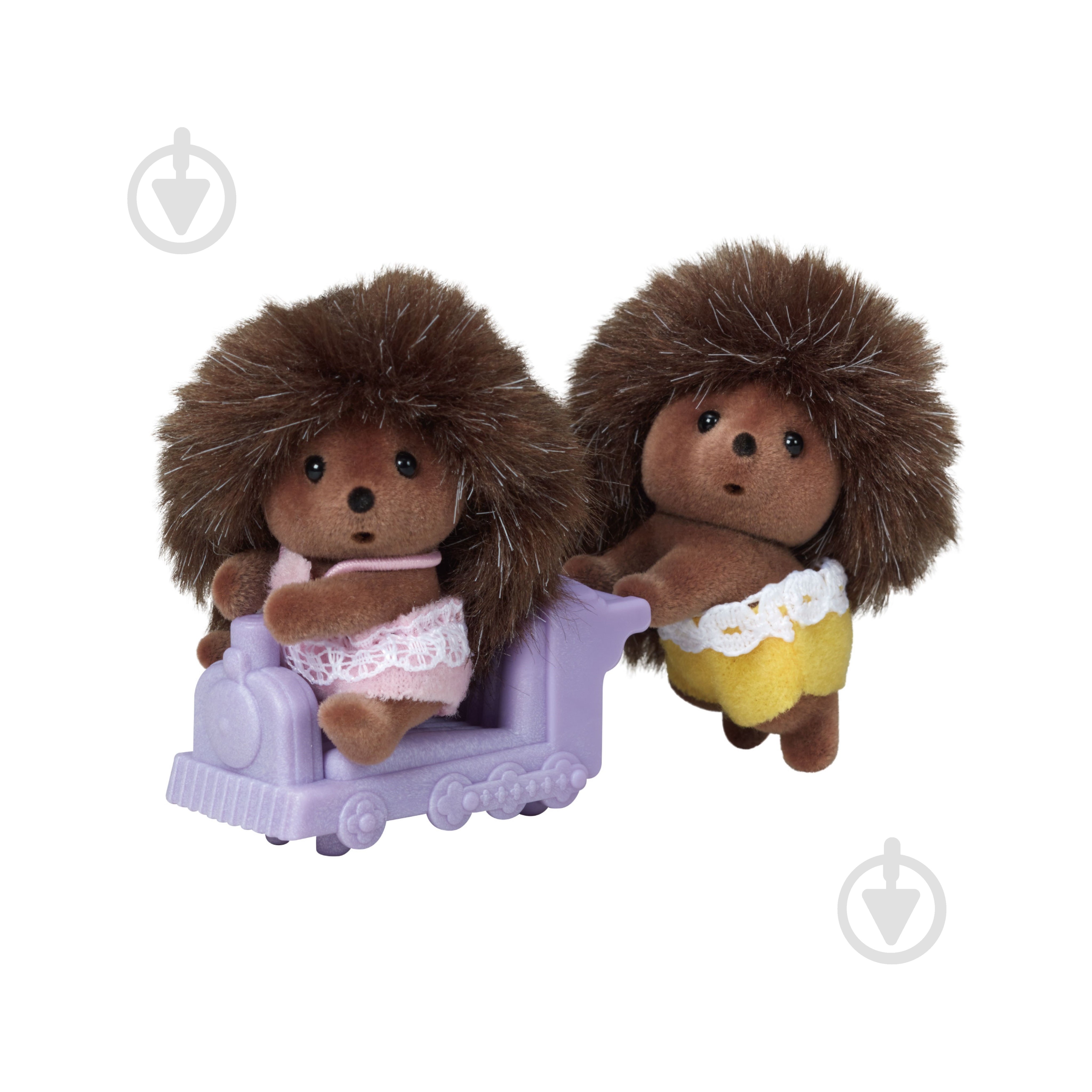 Фігурка колекційна Sylvanian Families Ежики-двойняшки на машинке 5424 - фото 2