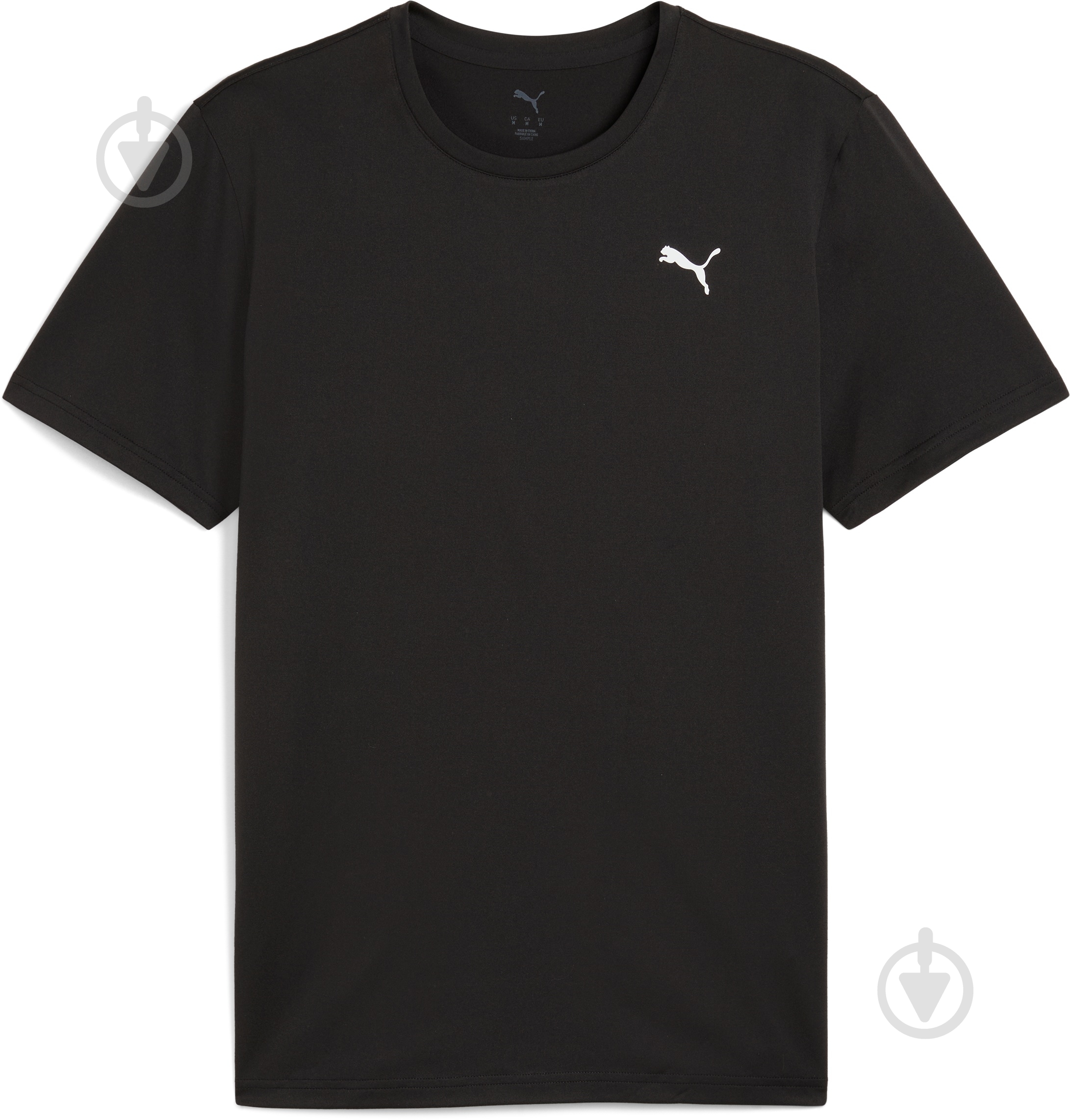 Футболка Puma M TAD ESSENTIALS SOLID CAT TEE (LC small cat) 52590801 р.M черный - фото 1