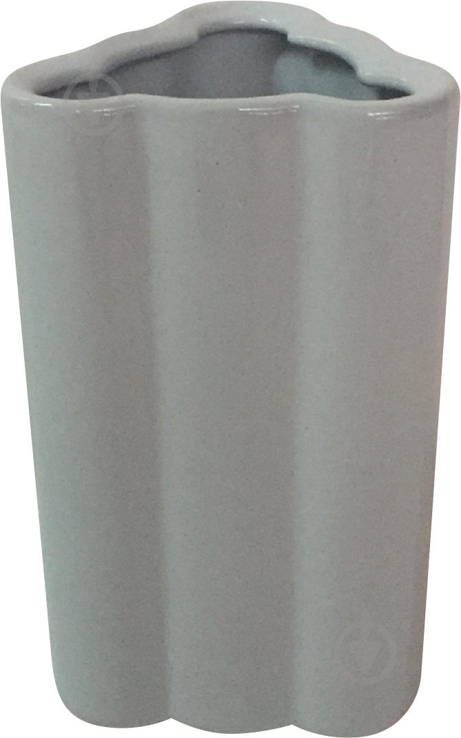 Ваза керамическая голубая Облачко 2 18 см - фото 1