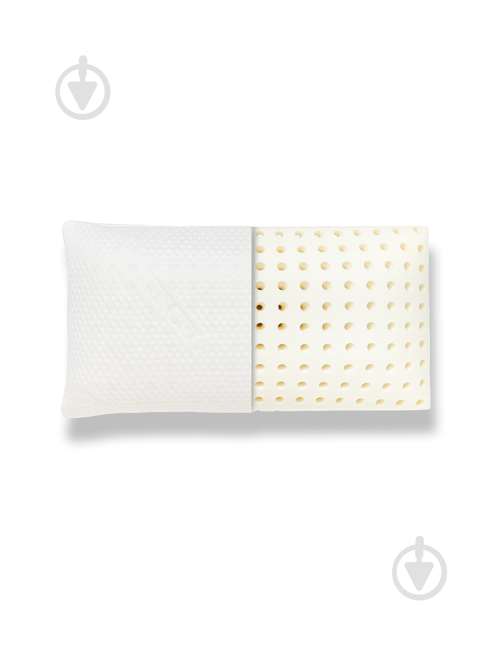 Подушка Voyage Kamasana 23x45 см білий - фото 1 Подушка Voyage Kamasana 23x45 см білий - фото 1