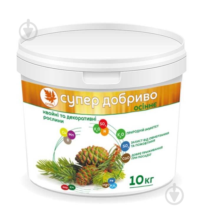 Удобрение осеннее Сімейний сад для хвойных и декоративных растений 10 кг - фото 1 Удобрение осеннее Сімейний сад для хвойных и декоративных растений 10 кг - фото 1