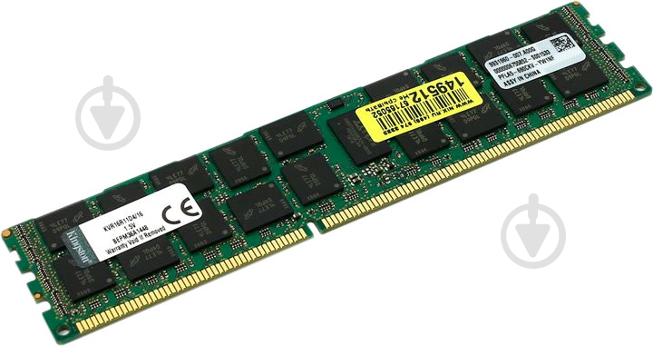 Оперативная память Kingston DDR3 SDRAM 16 GB (1x16GB) 1600 MHz (KVR16R11D4/16) - фото 1 Оперативная память Kingston DDR3 SDRAM 16 GB (1x16GB) 1600 MHz (KVR16R11D4/16) - фото 1
