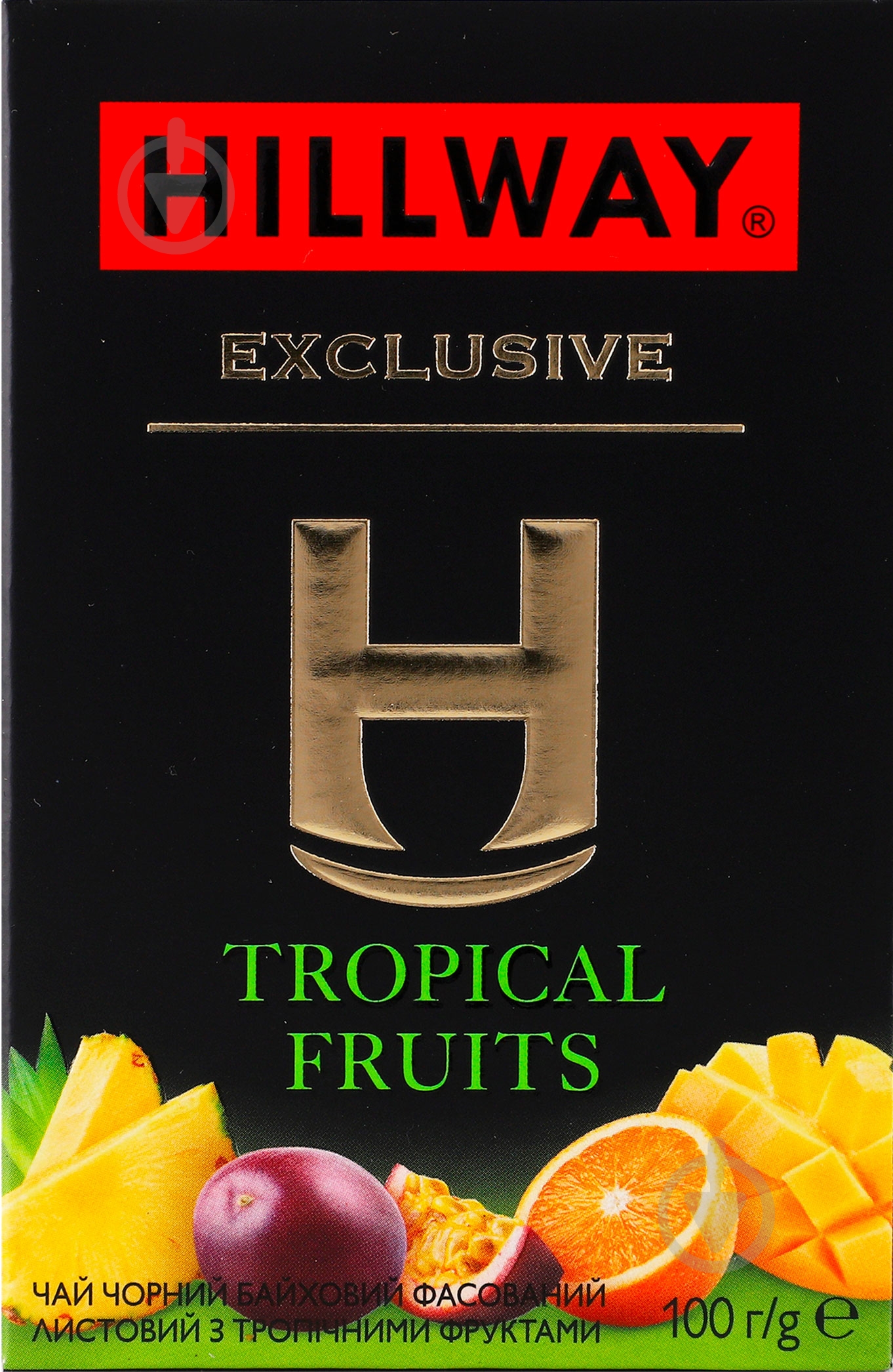 Чай черный Hillway Tropical fruits Exclusive 100 г - фото 1
