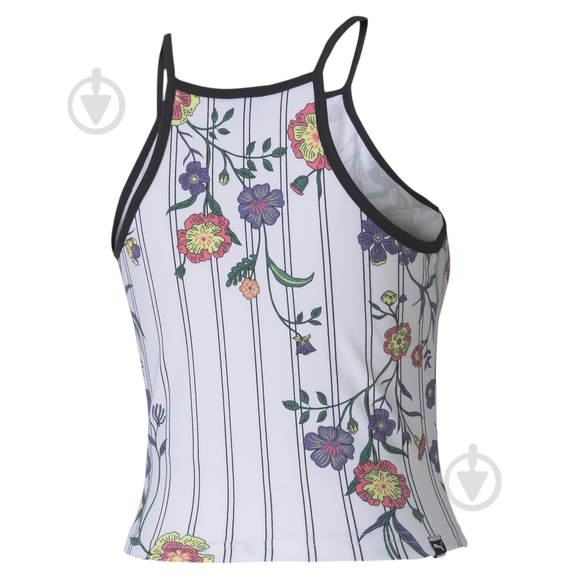 Футболка Puma Downtown AOP (tight) Tank 59628602 р.S білий - фото 3
