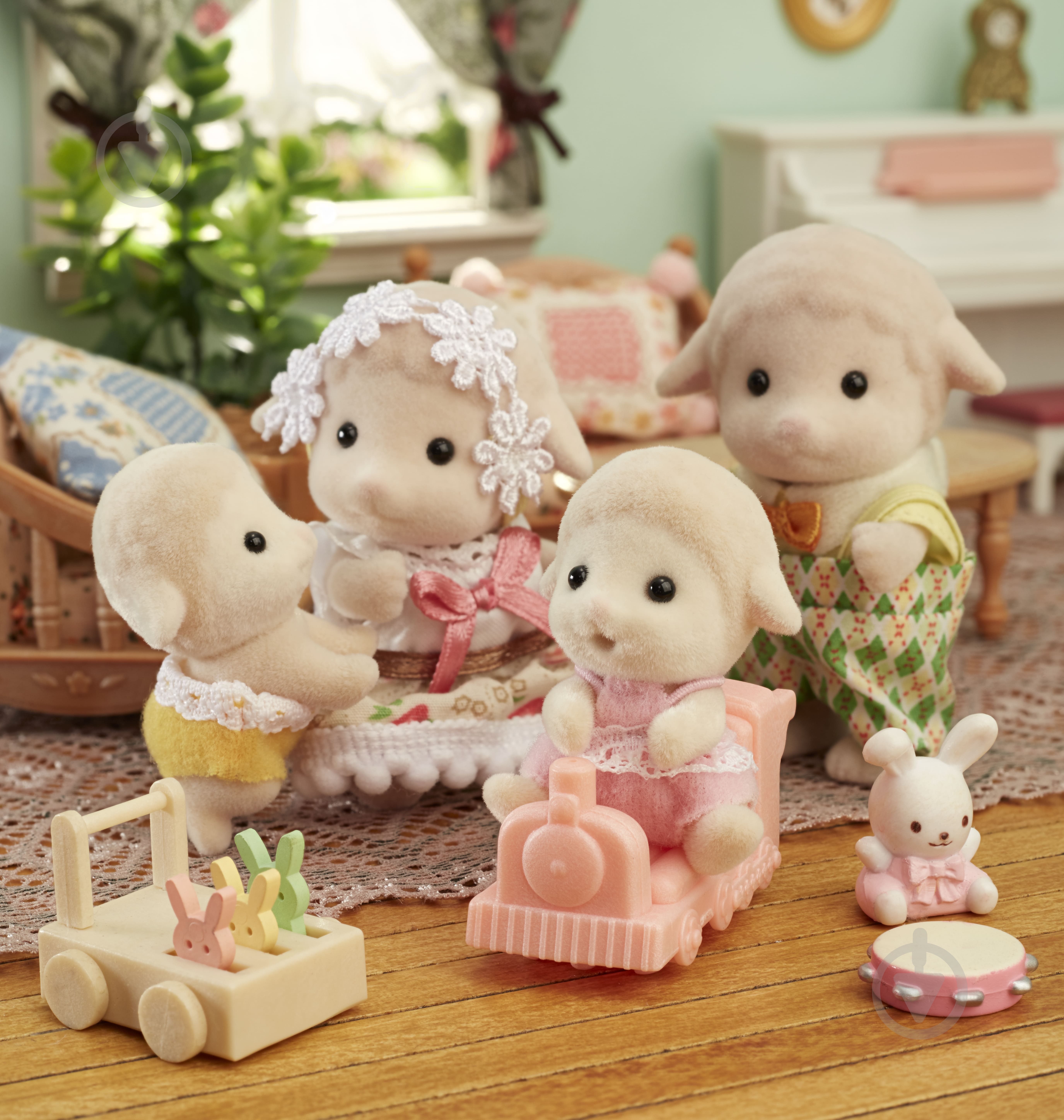 Фігурка колекційна Sylvanian Families Ягнята-двойняшки 5621 - фото 4