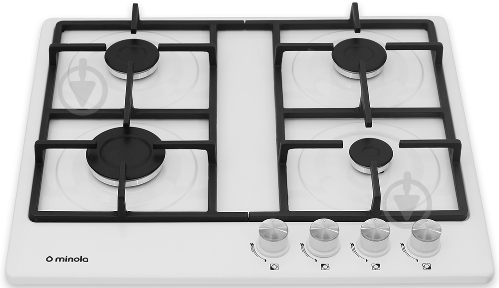 Варочная поверхность газовая Minola MGM 61021 WH - фото 2 Варочная поверхность газовая Minola MGM 61021 WH - фото 2