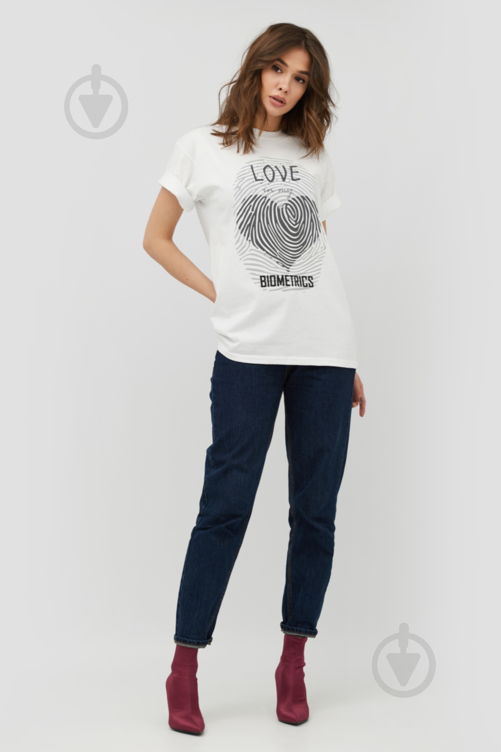 Футболка YAPPI 3702181 р.M белый - фото 1 Футболка YAPPI 3702181 р.M белый - фото 1