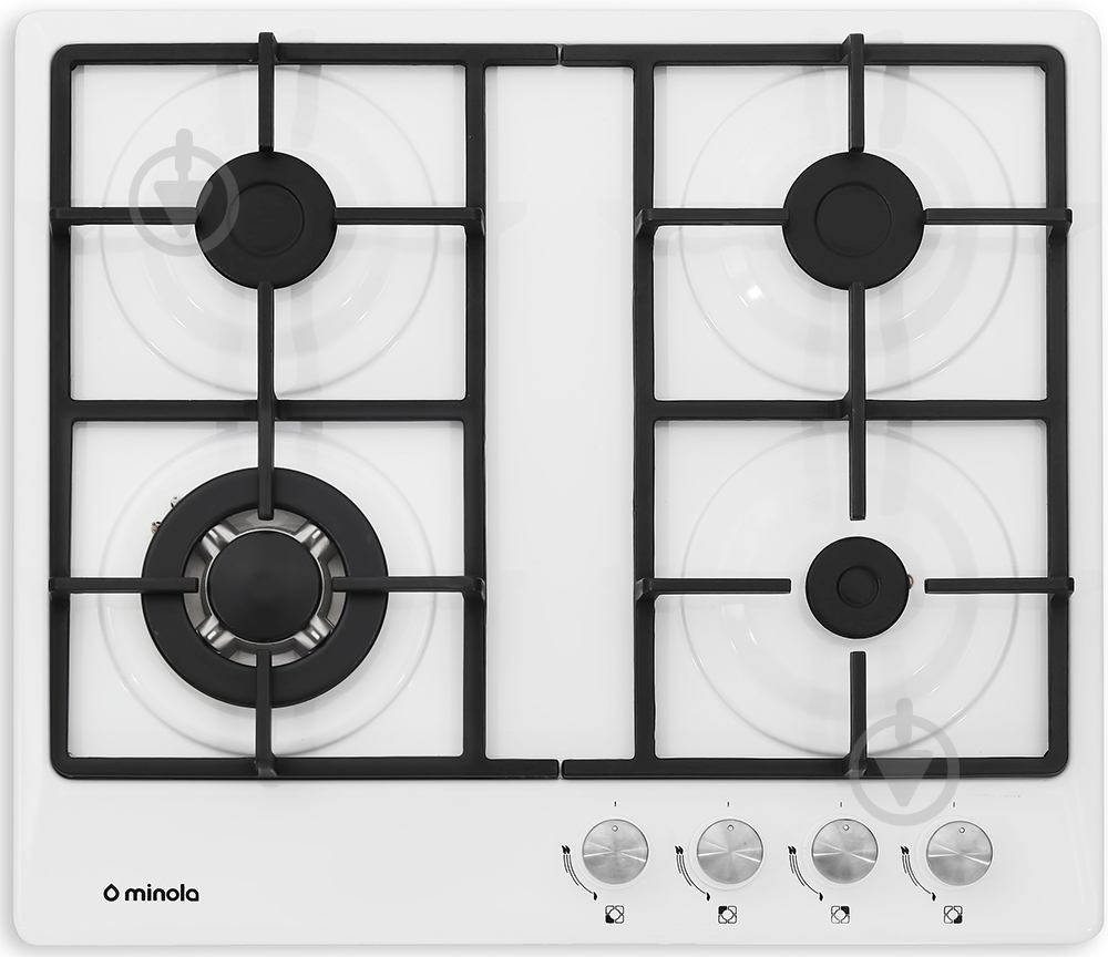 Варочная поверхность газовая Minola MGM 61621 WH - фото 1 Варочная поверхность газовая Minola MGM 61621 WH - фото 1