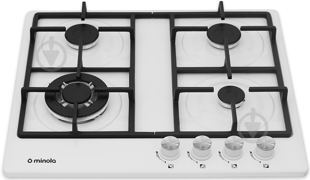 Варочная поверхность газовая Minola MGM 61621 WH - фото 2 Варочная поверхность газовая Minola MGM 61621 WH - фото 2