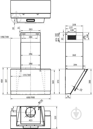 Вытяжка Gorenje WHI 949 EXBG - фото 5 Вытяжка Gorenje WHI 949 EXBG - фото 5